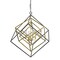 Z-Lite Euclid 4 Light Chandelier, Olde Brass + Bronze 457-4OBR-BRZ - alternate 2